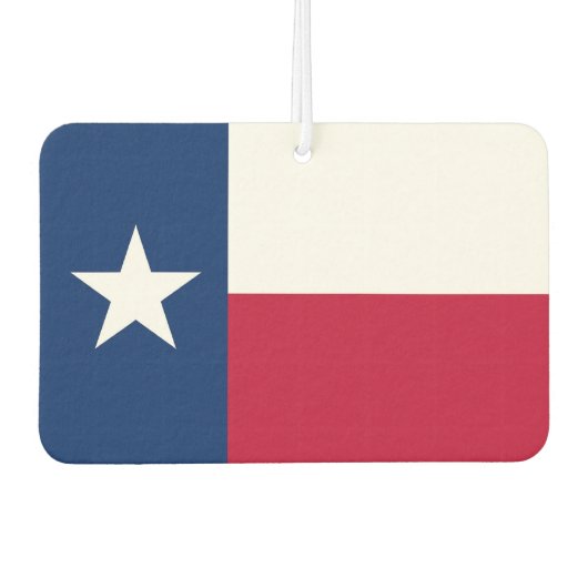 Auto Luchtverfrissers met Vlag van Texas (Voorkant)
