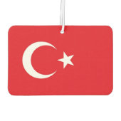 Auto Luchtverfrissers met Vlag van Turkije (Achterkant)