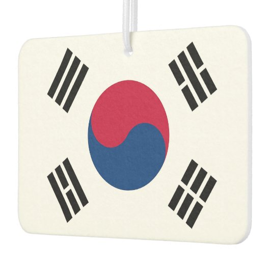 Auto Luchtverfrissers met vlag van Zuid-Korea (Links)