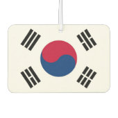 Auto Luchtverfrissers met vlag van Zuid-Korea (Voorkant)