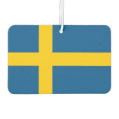 Auto Luchtverfrissers met Vlag van Zweden (Achterkant)