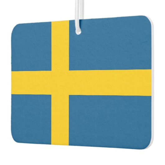 Auto Luchtverfrissers met Vlag van Zweden (Links)
