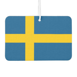 Auto Luchtverfrissers met Vlag van Zweden