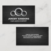 Auto luidsprekers visitekaartje (Voorkant / Achterkant)
