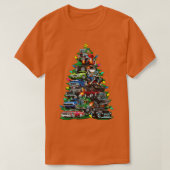 Auto Madness Kerstboom Klassieke Spier Auto's en T-shirt (Design voorkant)