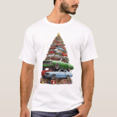 Auto Madness Kerstboom Klassieke Spier Auto's en T-shirt (Voorkant)