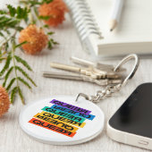 Auto-magneet. LGBT+Pride. Queer. Sleutelhanger (Voorkant Rechts)