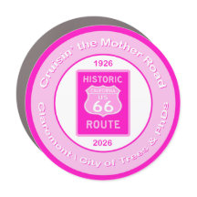 Auto-magneet Route 66 Claremont