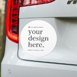 Auto magneet Uw ontwerp Upload 7"<br><div class="desc">Een eenvoudig te gebruiken aangepaste sjabloon waarmee u uw eigen illustraties vanaf uw apparaat kunt uploaden! Pas verder aan in Zazzle met afbeeldingen en tekst of upload een kunstwerkbestand (zoals uw eigen creatie van Photoshop of Canva)! Mogelijkheden zijn eindeloos voor elk doel of behoefte van persoonlijke, zakelijke of speciale gelegenheden...</div>