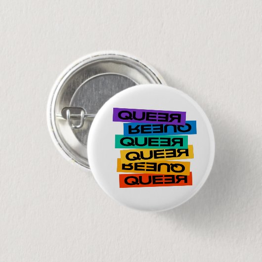 Auto Magnet. LGBT+Pride. Queer. Button (Voorkant /achterkant)