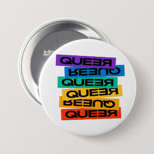 Auto Magnet. LGBT+Pride. Queer. BUTTON M