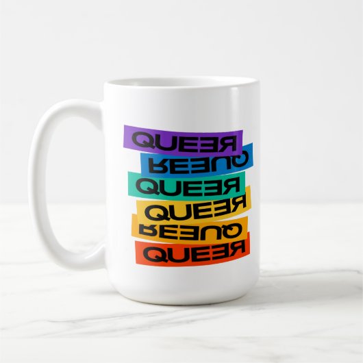 Auto Magnet. LGBT+Pride. Queer. Koffiemok (Links)