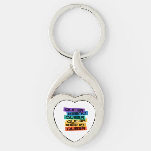 Auto Magnet. LGBT+Pride. Queer. Sleutelhanger (Voorkant)