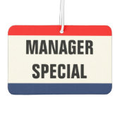 Auto Manager Special Promo Signaal Luchtverfrisser (Achterkant)