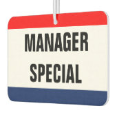 Auto Manager Special Promo Signaal Luchtverfrisser (Links)