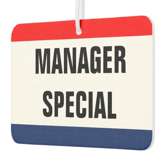 Auto Manager Special Promo Signaal Luchtverfrisser (Links)