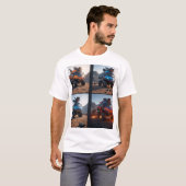 (Auto) Mannen basic T-shirt (Voorkant volledig)
