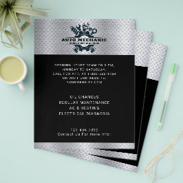 Auto Mechanic Automotive Repair Service Flyer