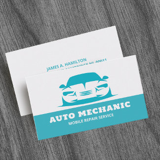 Auto Mechanic Automotive Repair Service Visitekaartje