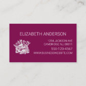 Auto Mechanic Automotive Reparatie Metalen Contact Visitekaartje (Achterkant)