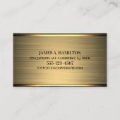 Auto Mechanic Automotive Reparatie Service Metaal Visitekaartje (Achterkant)