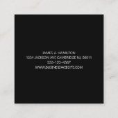 Auto Mechanic Automotive Reparatie Service Tool Vierkante Visitekaartje (Achterkant)