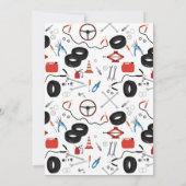 Auto Mechanic Automotive Tools Bedankkaart (Achterkant)