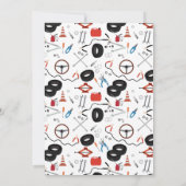 Auto Mechanic Automotive Tools Boy Eerste Verjaard Kaart (Achterkant)