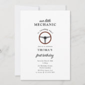 Auto Mechanic Automotive Tools Boy Kids Verjaardag Kaart (Voorkant)