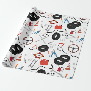 Auto Mechanic Automotive Tools Cadeaupapier