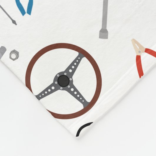 Auto Mechanic Automotive Tools Fleece Deken (Hoek)