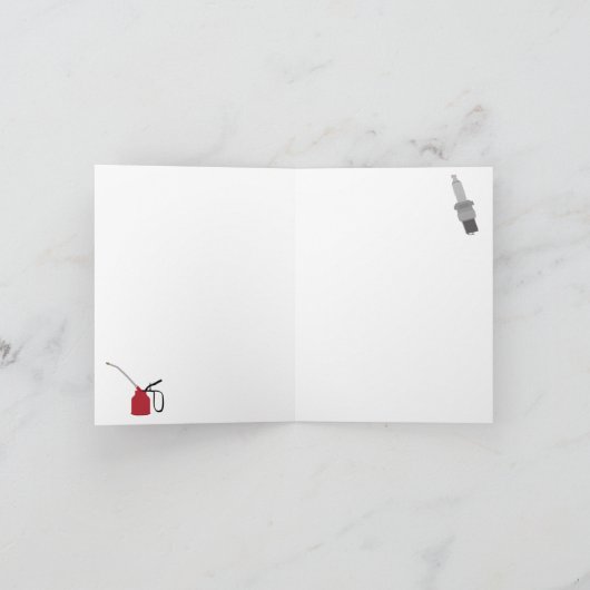 Auto Mechanic Automotive Tools Kaart (Binnen)