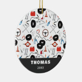 Auto Mechanic Automotive Tools Keramisch Ornament (Rechts)