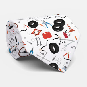 Auto Mechanic Automotive Tools Thema Stropdas