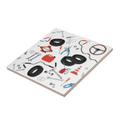 Auto Mechanic Automotive Tools Thema Tegeltje (Zijkant)