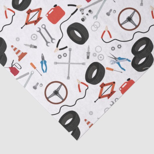 Auto Mechanic Automotive Tools Tissuepapier (Detail)