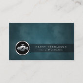 Auto Mechanic Car Engine Icon Business Card Visitekaartje (Voorkant)