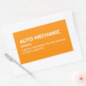 Auto Mechanic Definition Toolbox Sticker (Envelop)
