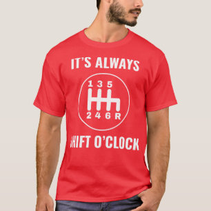 Auto Mechanic Funny Garage Manual Shifing Racing T-shirt