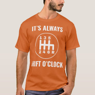 Auto Mechanic Funny Garage Manual Shifing Racing T-shirt