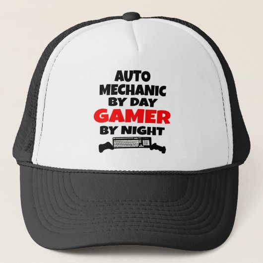 Auto Mechanic Gamer Trucker Pet (Voorkant)