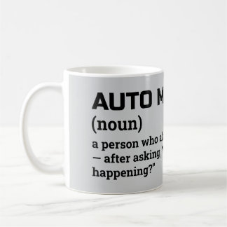 Auto Mechanic Gift - Funny Definition Mok