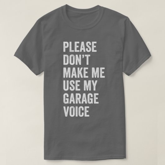 Auto Mechanic Grappige Garage Voice Fixing is Mech T-shirt (Design voorkant)