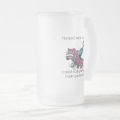 Auto Mechanic Made Horn Louder Matglas Bierpul (Voorkant rechts)