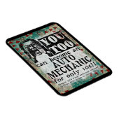 Auto Mechanic Magnet - Funny  Retro Magneet (Rechterzijde)