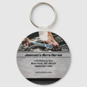 Auto Mechanic Repair Service Business Sleutelhanger (Voorkant)