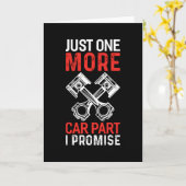 Auto Mechanic Reparatie Garage Tuning Grappig gesc Kaart (Gele Bloem)