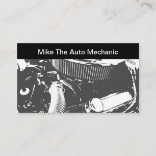 Auto Mechanic Thema Visitekaartje