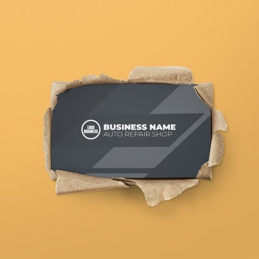 Auto Mechanica Auto Service Auto Shop Vector Moder Visitekaartje