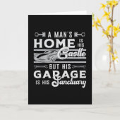 Auto Mechanica Motor Grappig geschenk idee Kaart (Gele Bloem)